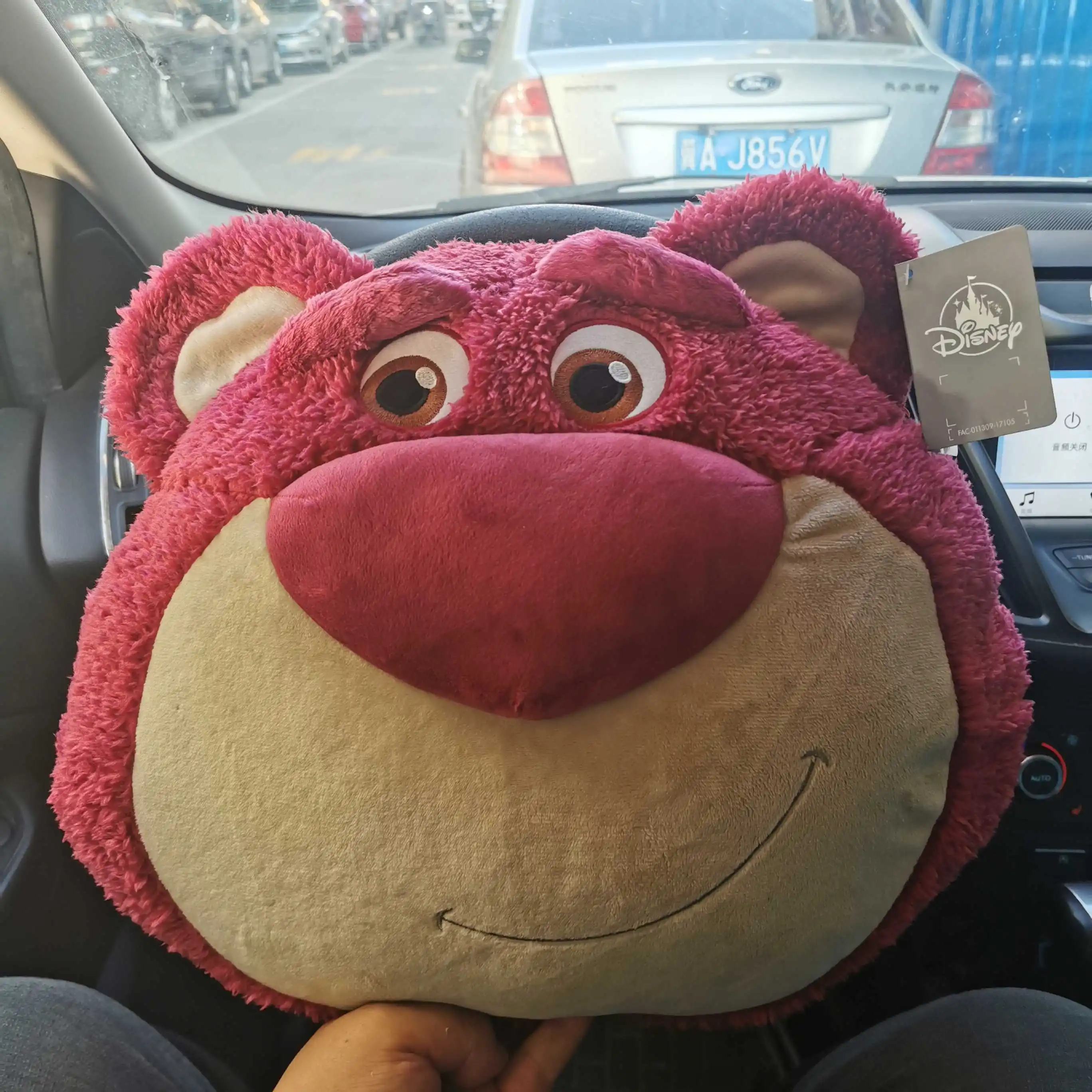 

Оригинальная плюшевая игрушечная кукла Disney История игрушек кролик подушка для автомобиля задняя подушка подарок на день рождения для моего друга