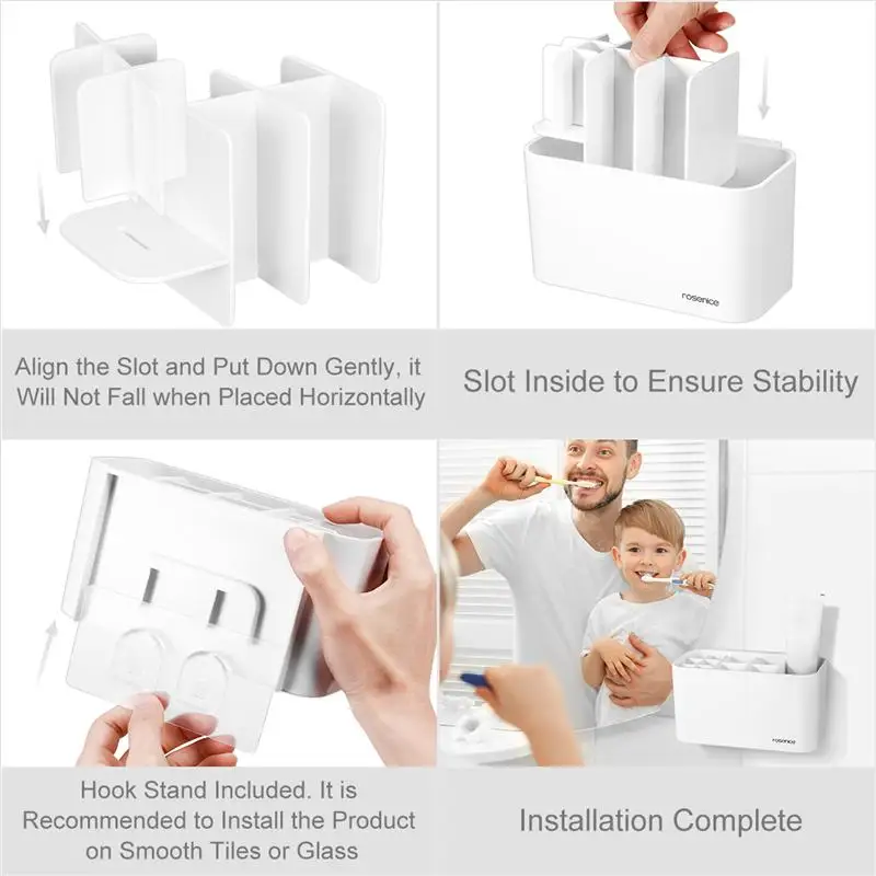 Многофункциональная зубная щетка Caddy держатель зубной щетки для ванной