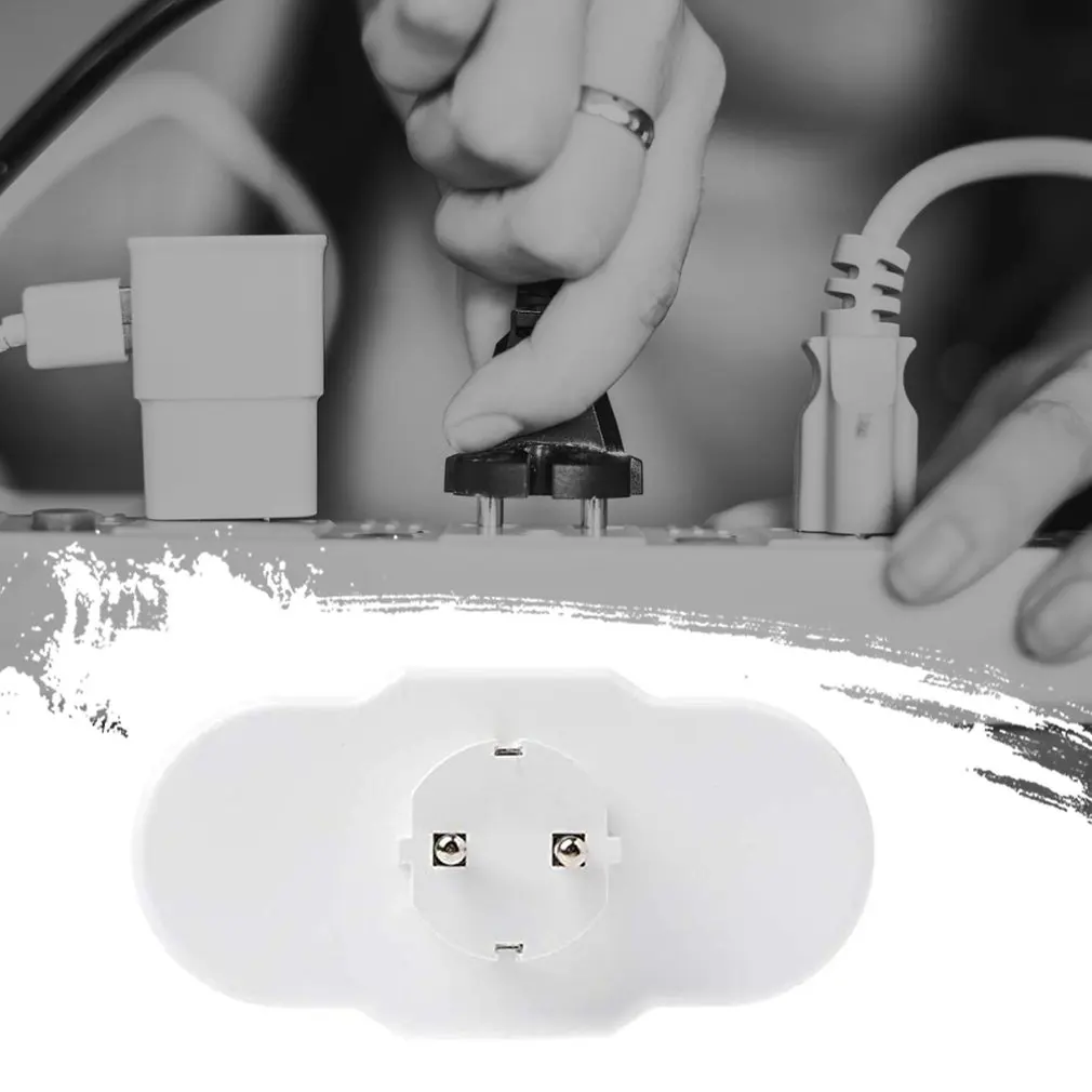 Portable Russia Conversion Socket Plug Power Outlet 1 To 4 Port Multi-Plug Eu Type Adapter | Обустройство дома