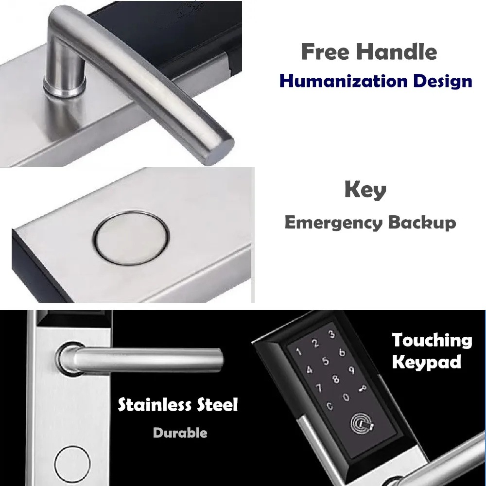 Bluetooth TTlock бесключевой замок для отеля электронный цифровой пароль и доступ к