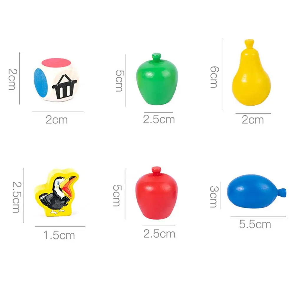 Детские Настольные игры деревянный шахматный фрукт ворона игра логического