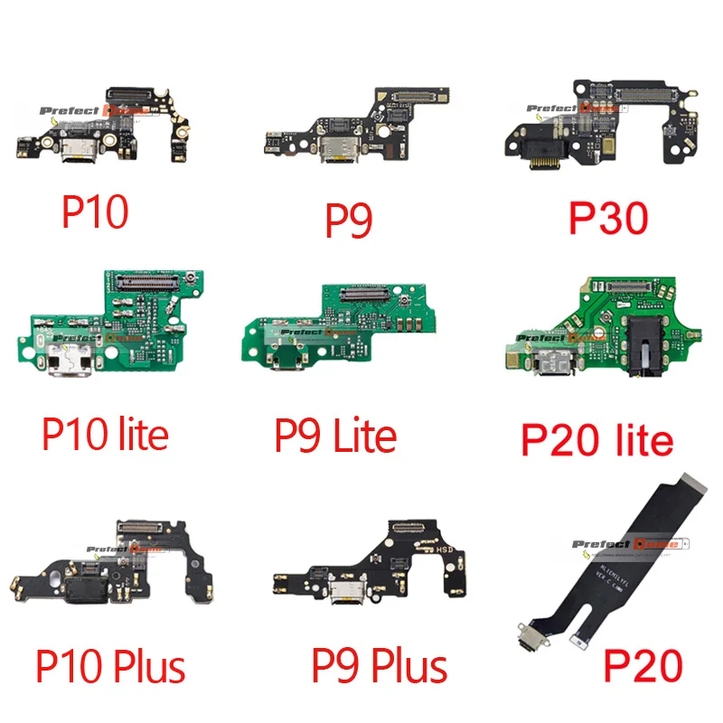 1 шт. для huawei P9 P10 lite Plus USB док-коннектор, зарядный порт зарядное устройство микрофон с гибким кабелем Модульная плата