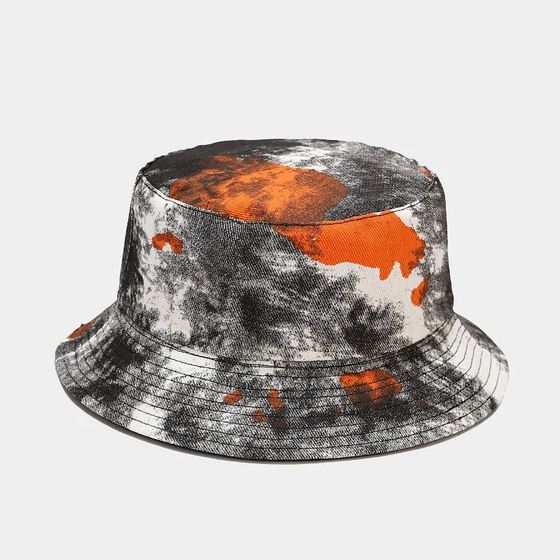 Панама из 2020 хлопка с принтом граффити шляпа рыбака уличная дорожная