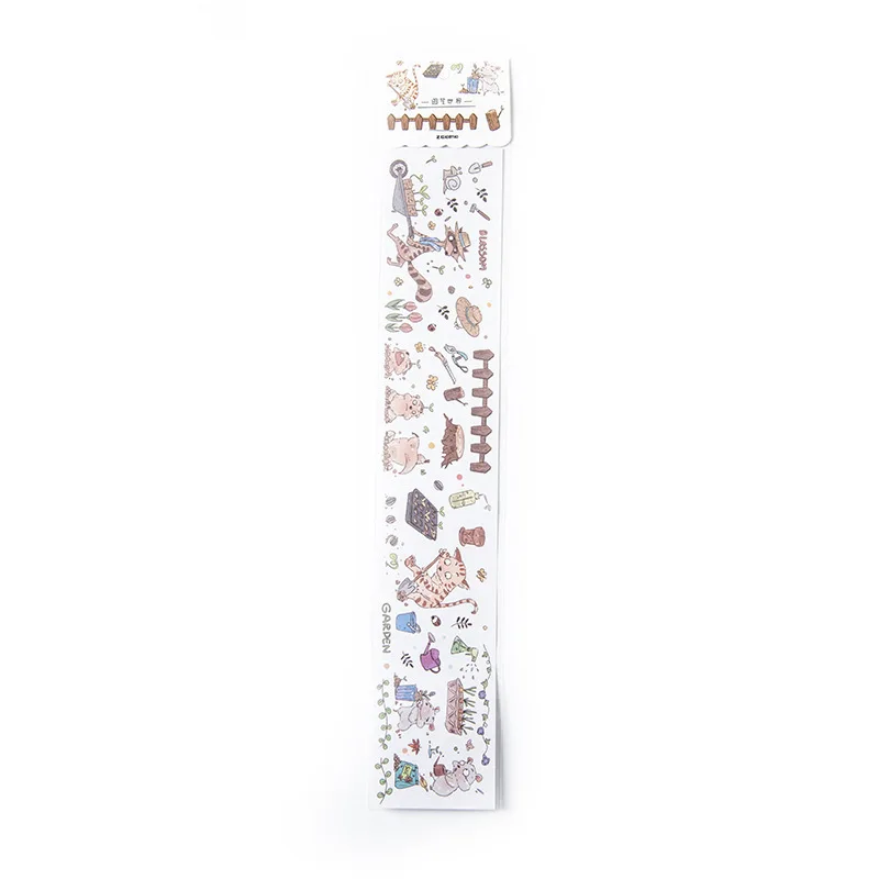 65*35 мм Kawaii Animal Totems Washi Tape Series Офисная клейкая лента наклейки скрапбукинг