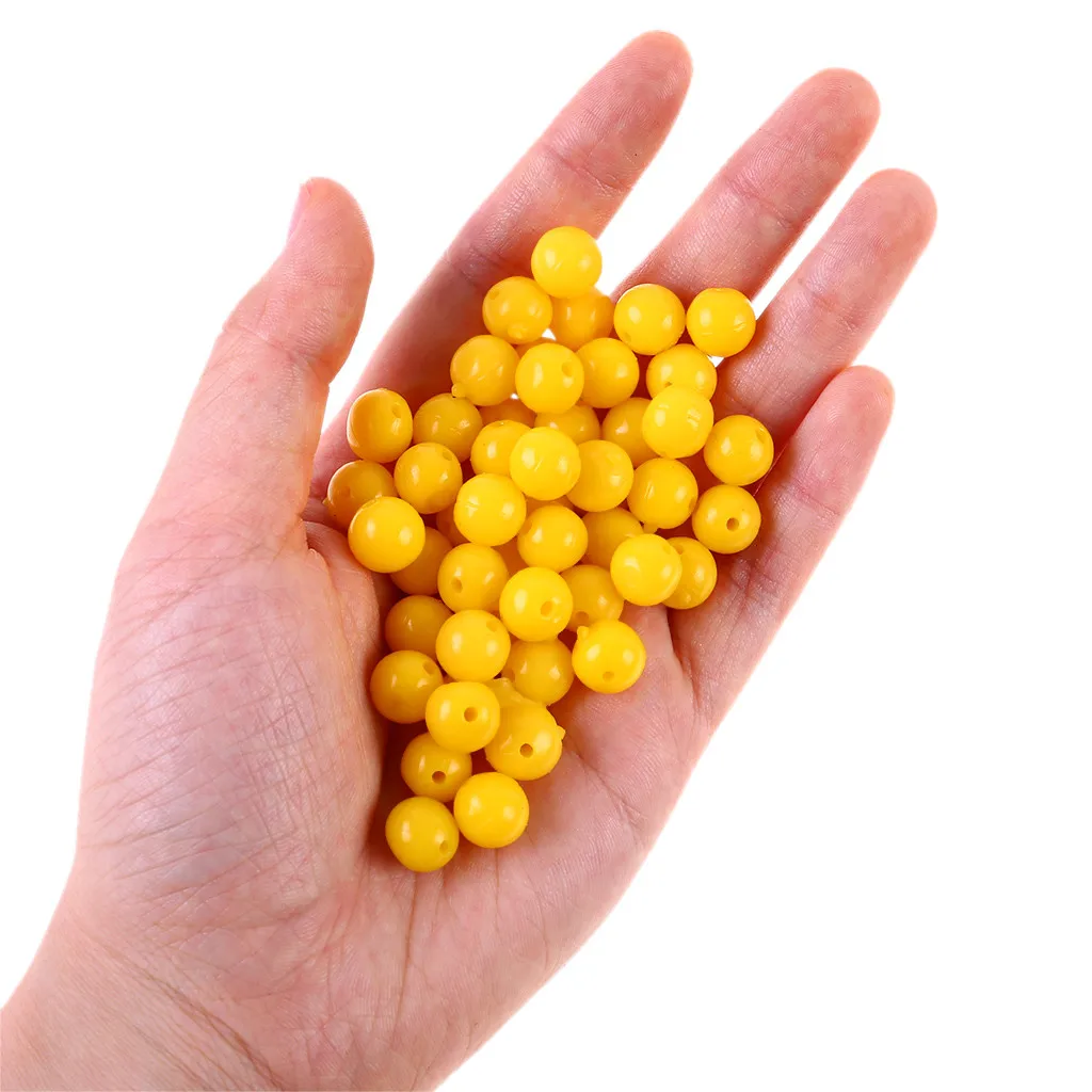 50/30 шт. запах Ups желтый сладкий Карп рыболовные приманки 8 мм 14 плавающий шар