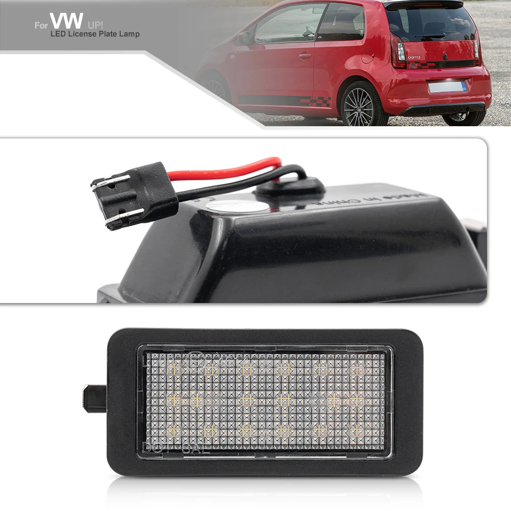 Для VW up! Светильник-up Skoda Citigo E-Citigo Canbus безошибочный светодиодный номерной знак