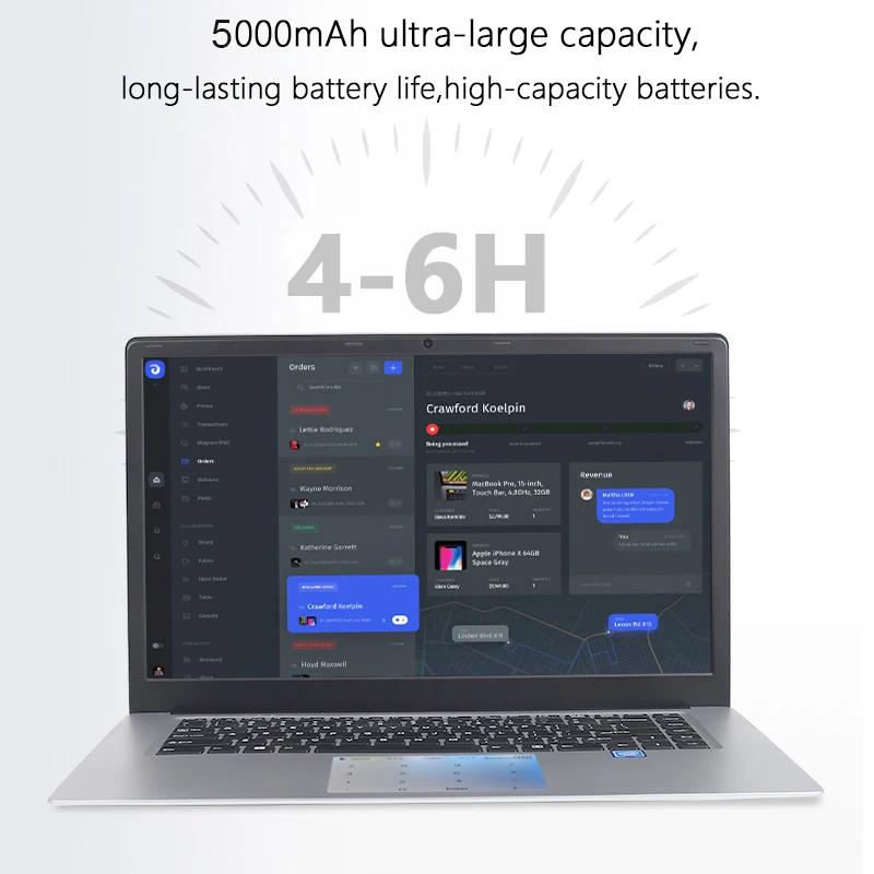 15 6 дюймовый игровой ноутбук с 8 Гб ОЗУ DDR4 1 ТБ 512G 256G 128G SSD rom Ноутбук компьютер Win10 Intel