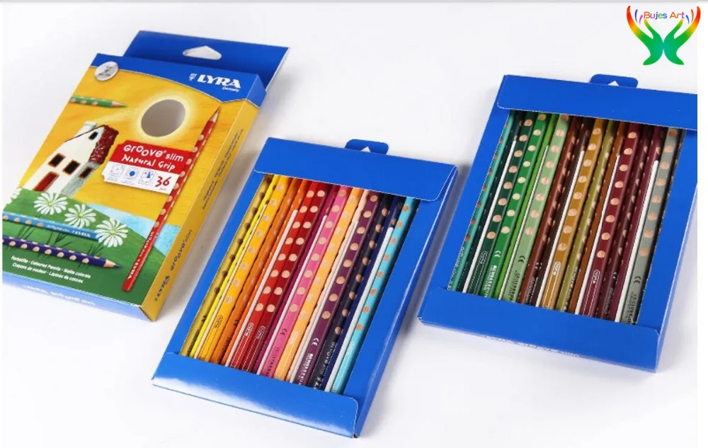 12/24/36 отверстие треугольника Цвет карандаш детского творчества карандаши для