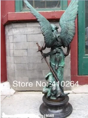 Бесплатная доставка 36 дюймов большая художественная бронзовая медная и