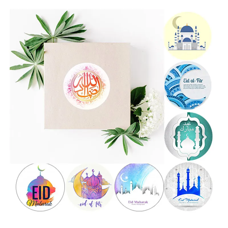 

4,5 см EID Mubarak, бумажная фотобумага, оригинальное украшение, исламский Рамадан, мусульманский светильник, праздничные принадлежности, дневник