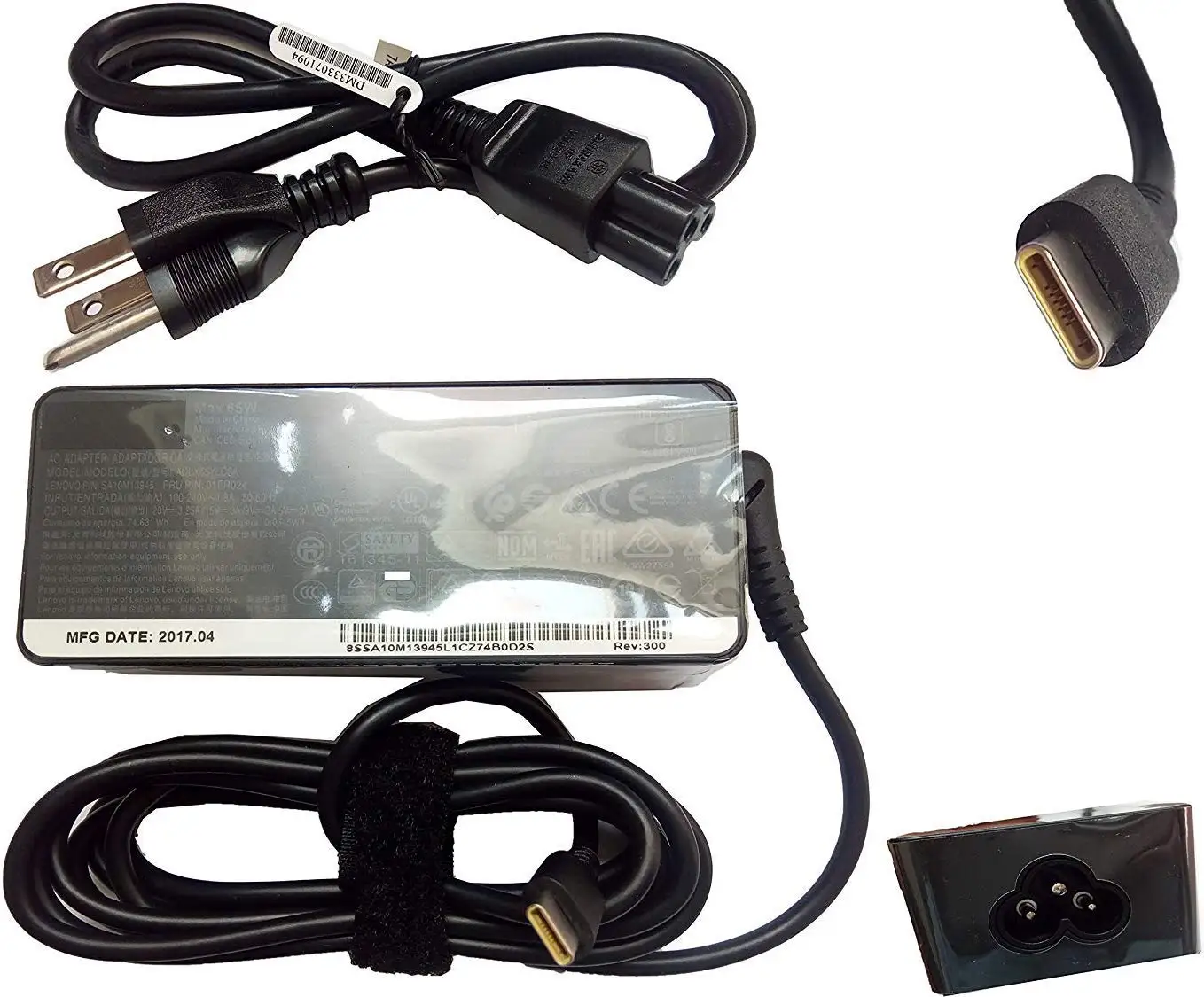 Huiyuan подходит для lenovo 65 Вт адаптер переменного тока с Тип usb C P51s P52s E485 E580 E585 L480 L580 T470