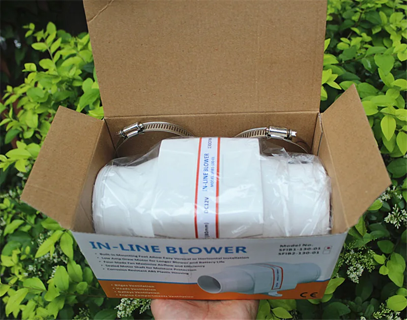 

30W 2.5A DC12V Exhaust fan straight tube air blower