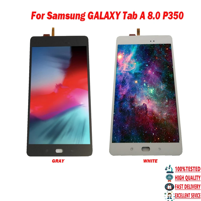 ESC For Samsung GALAXY Tab A 8.0 P350 LCD Display+Touch Digitizer Screen Assembly Display Replacement Parts+Tools | Мобильные