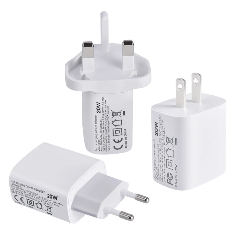 Зарядное устройство USB Type-C 2 в 1 20 Вт qc 3 0 для iPhone 12 | Мобильные телефоны и аксессуары