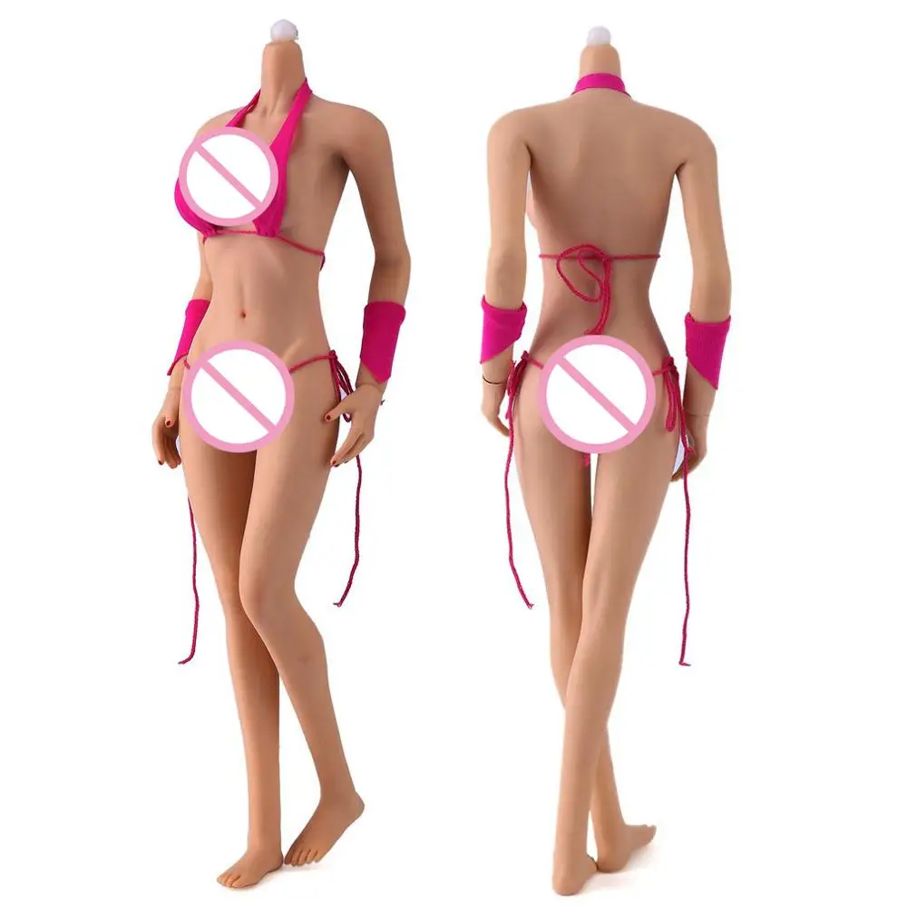 Сверхгибкий бесшовный Женский корпус 1/6 весы 12 дюймов|Игровые фигурки и