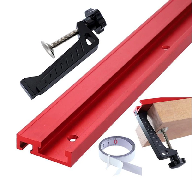 

Chute Aluminium Alloy T-tracks Model 45 T slot and Standard Clamps Woodworking Tool for workbench Router Table