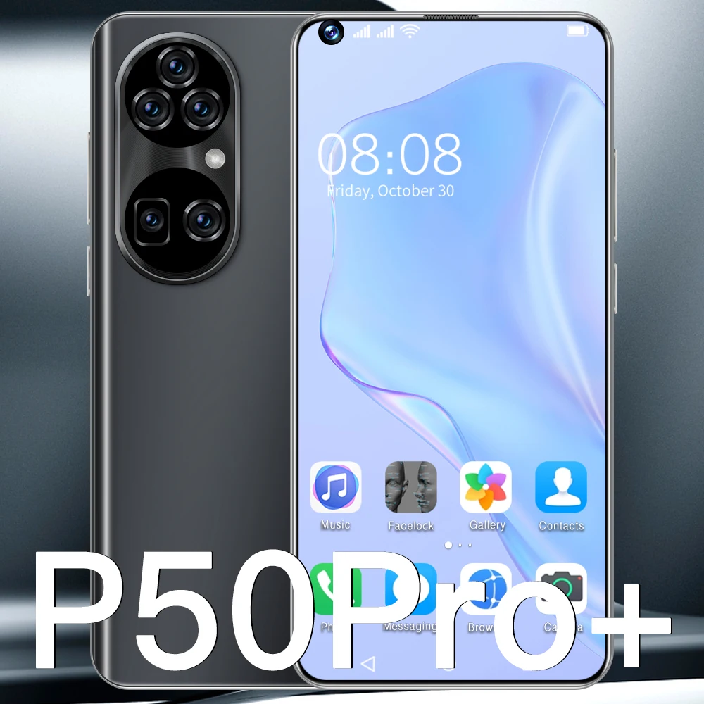 

Sansumg Galax P50 Pro+ 7.3Inch Smartphone Newest HUAWE 6800mAh Android11 32+50MP Camera 12G+512G Smartphone Dual Card Cell Phone