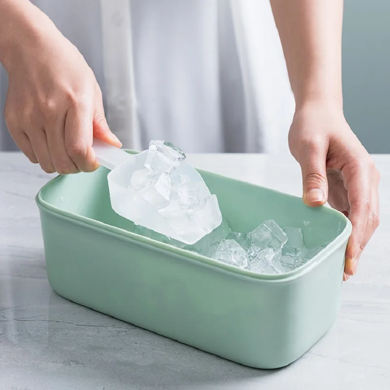 С ложкой однослойная форма для льда домашнего использования силикагелевая