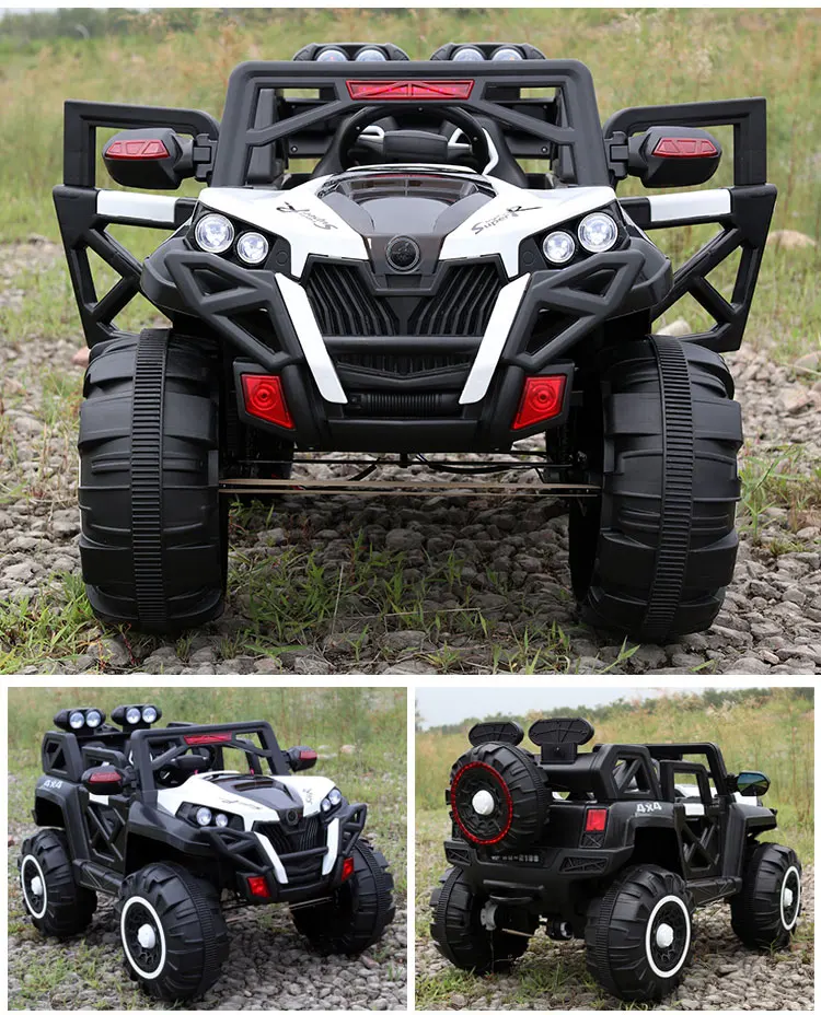 Четырёхколёсный вагончик с привод детские электромобили Детские ездить на От 2