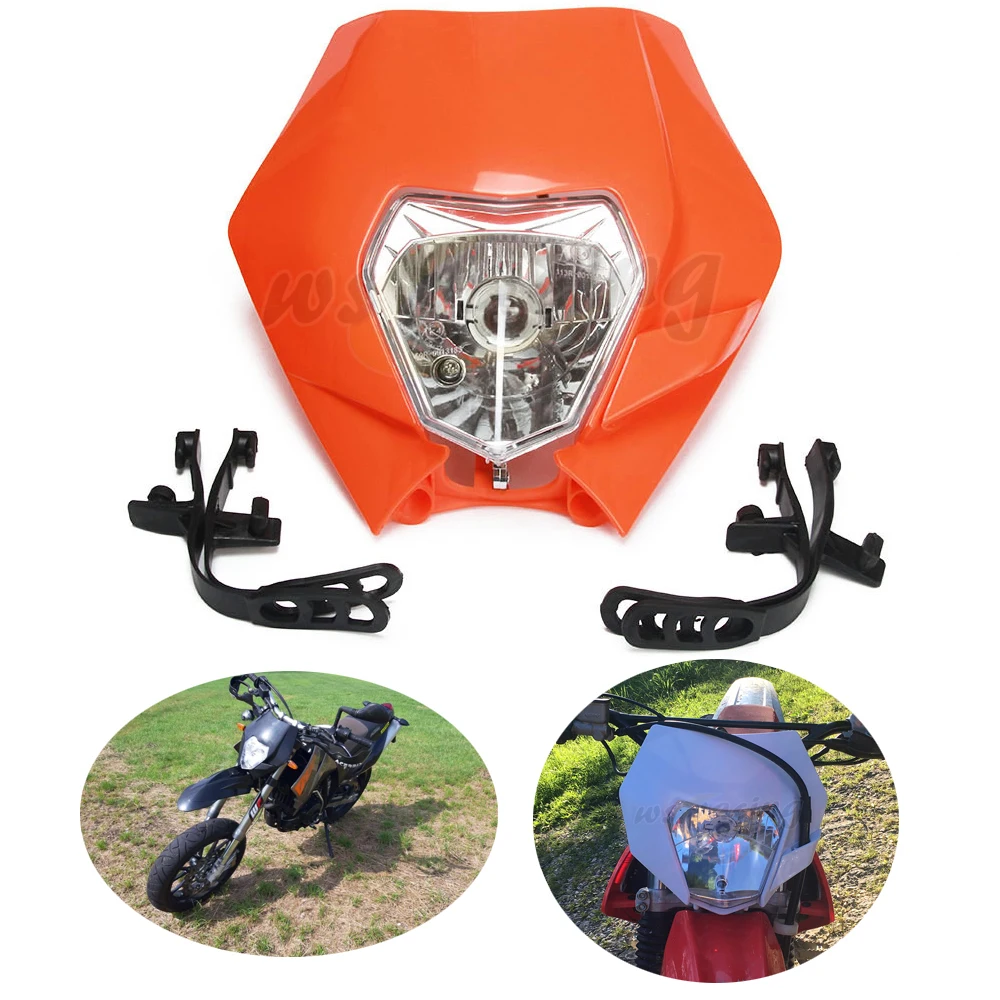 Мотоцикл универсальный фары для KTM EXC EXCF SXF SX XC XCW DUKE SMR мотокросс эндуро Байк супермото