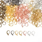 50 шт. 15х10 мм воблер золотой Латунный французский крючок для серьги, ушные провода, серьги, основа, аксессуары для самостоятельного изготовления ювелирных изделий