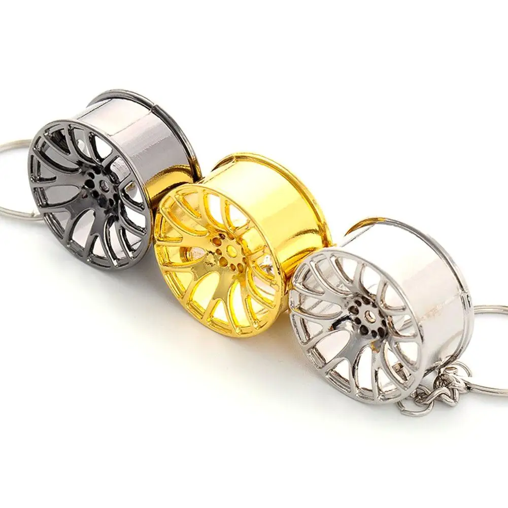 Креативный брелок с колесным ободом оригинальная Роскошная металлическая