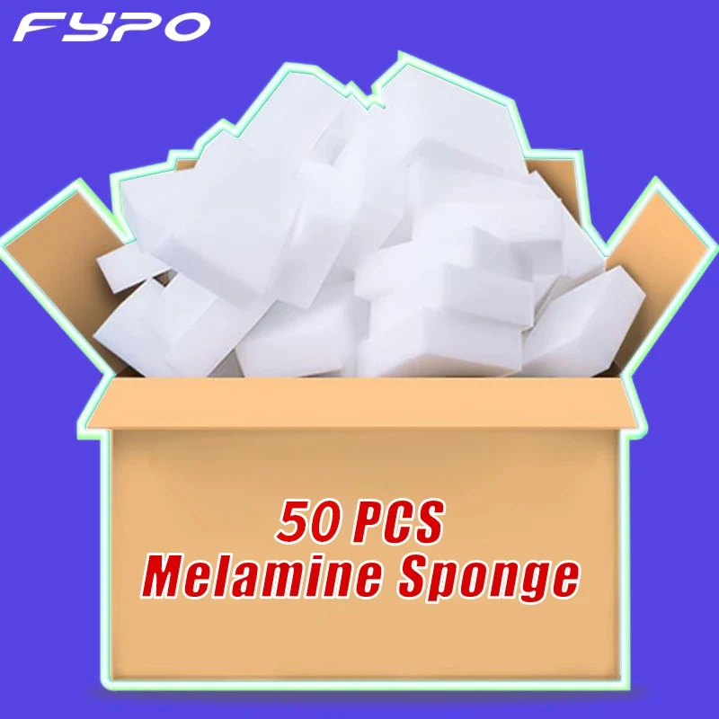 

20/50/100PCS Magic Sponge Melamine Sponge Cleaning Sponge Home Cleaner for Kitchen Bathroom Cleaning Tools