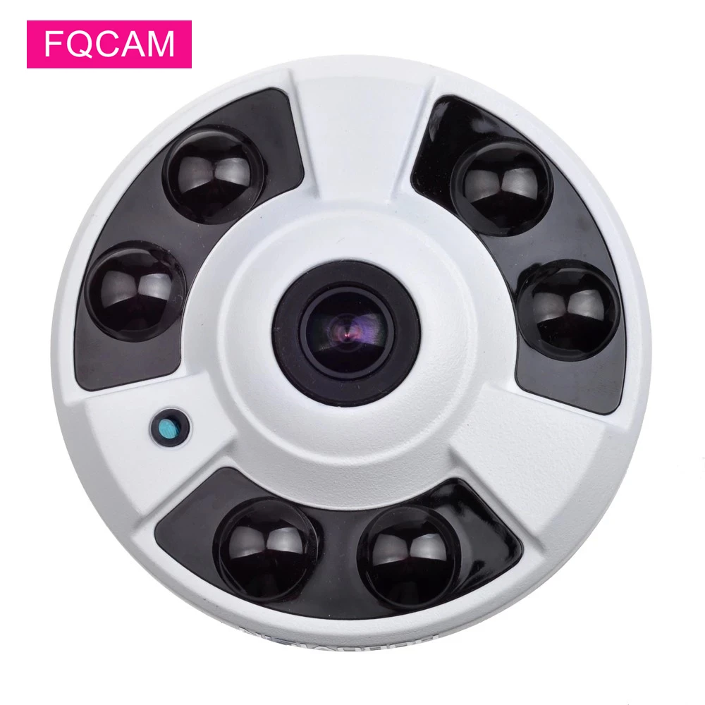 

SUCAM Wide Angle 4MP Fisheye AHD Security Camera Indoor OV4689 Mini Dome CCTV Video Surveillance Cameras with OSD Cable