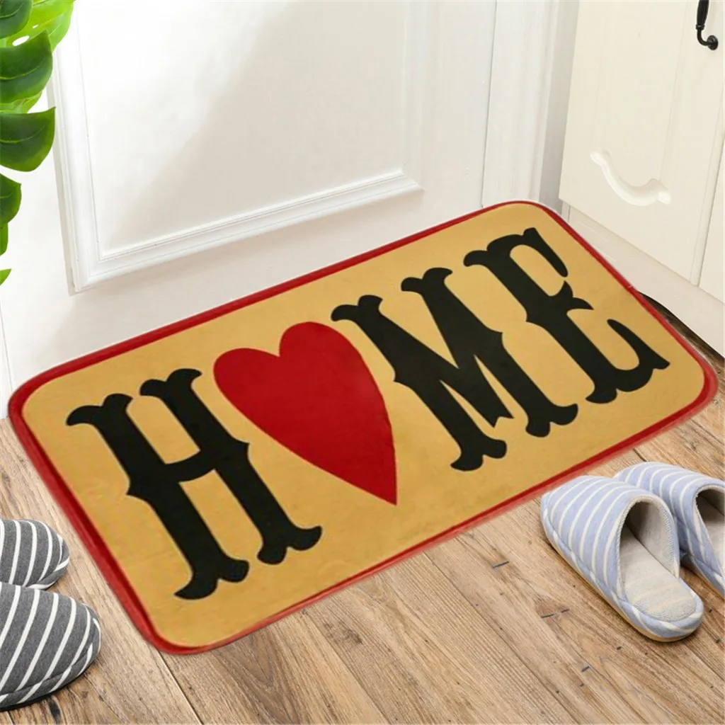 Буквенным собака коврики Ретро узор Флисовое одеяло анти скольжения ковер