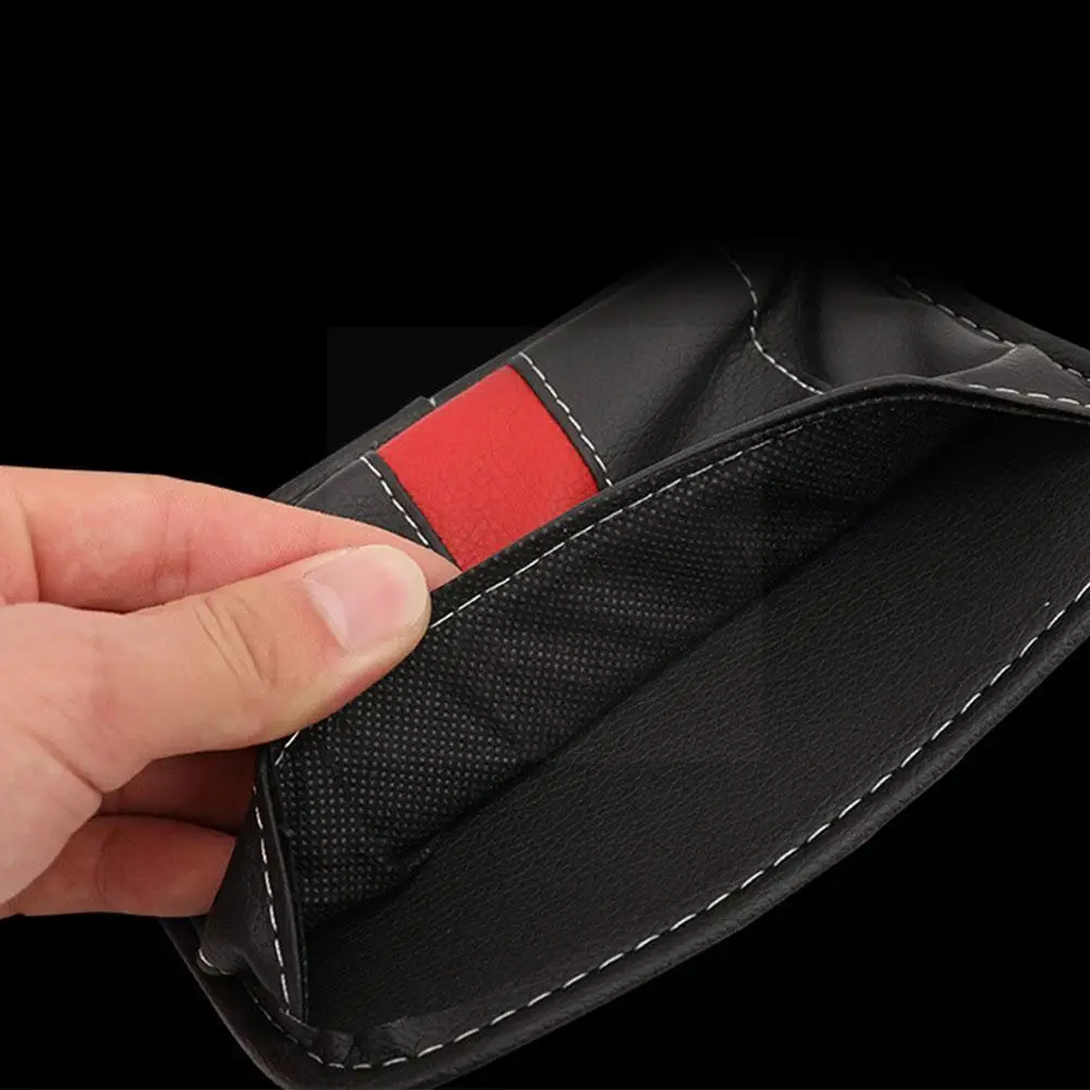 

PU Leather Car Seat Storage Bag Pouch Phone Holder Organizer Box 3 Color Pocket Choose Can D7L0