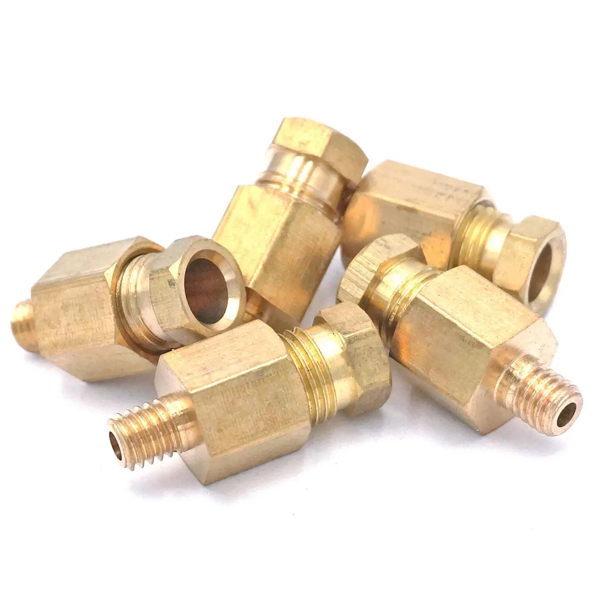 5 шт. латунный Соединитель с наружным диаметром 6 мм