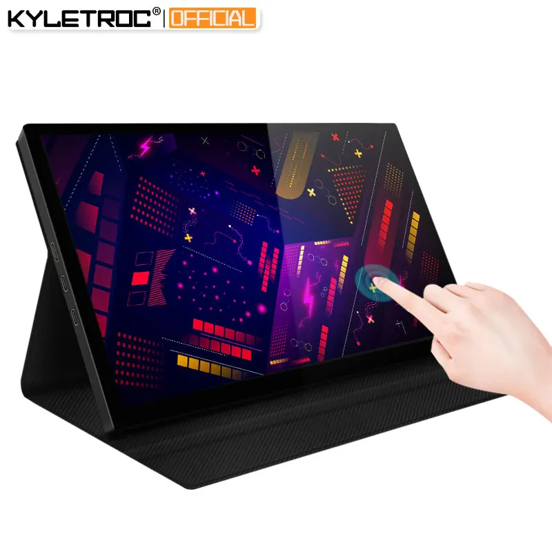 Портативный игровой монитор KYLETROC 8 9 " IPS FHD экран 1920x1200 HDR для Raspberry Pi GPU
