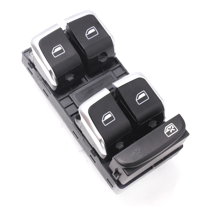 

Переключатель управления окном для Audi A4 B8 S4 Q5 A4 Allroad Quattro, хромированный боковой электрический выключатель водителя