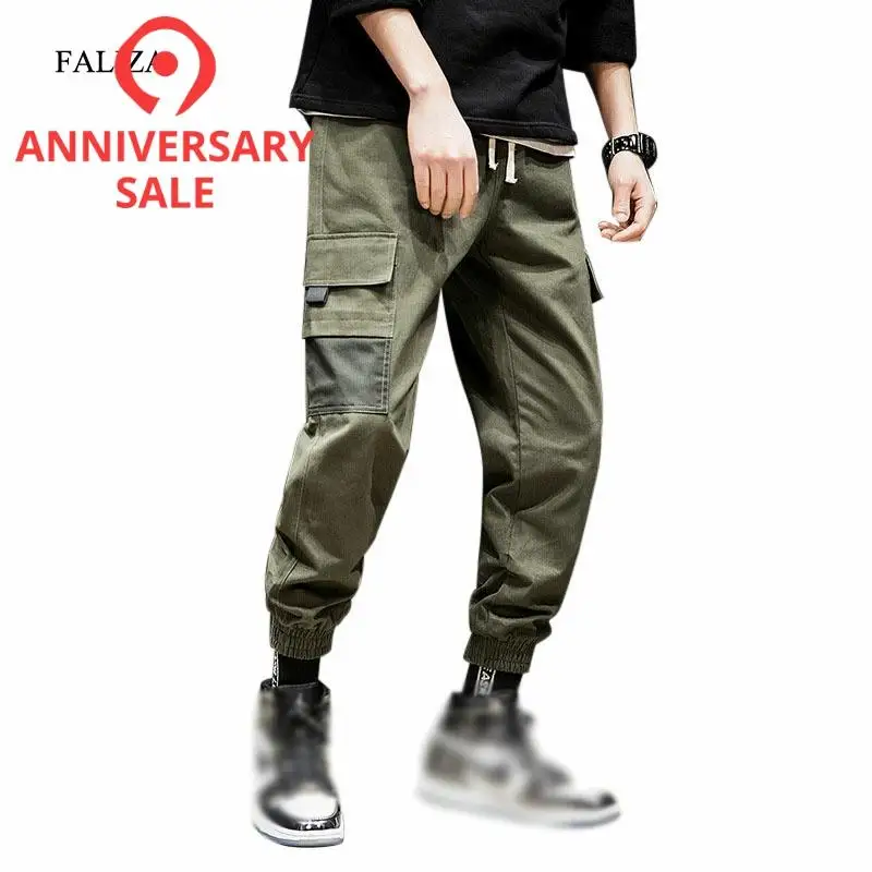 FALIZA Новинка весны Для мужчин s Повседневное джоггеры брюки карго тактические хип
