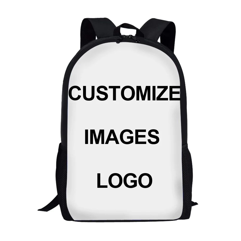 

Customized Women's Backpack Children's School Bags Animal Fox Men's 3d Print Travel Teens Boys Girls Student Elementary Backbag