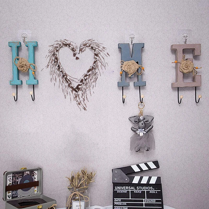 Искусственный венок в форме сердца для входной двери окна свадьбы вечеринки