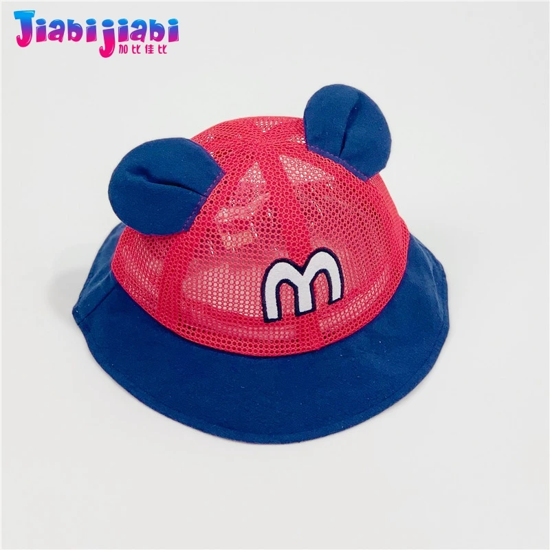 Детская шляпа-ведро летняя тонкая тканевая пляжная шляпа для мальчиков и девочек
