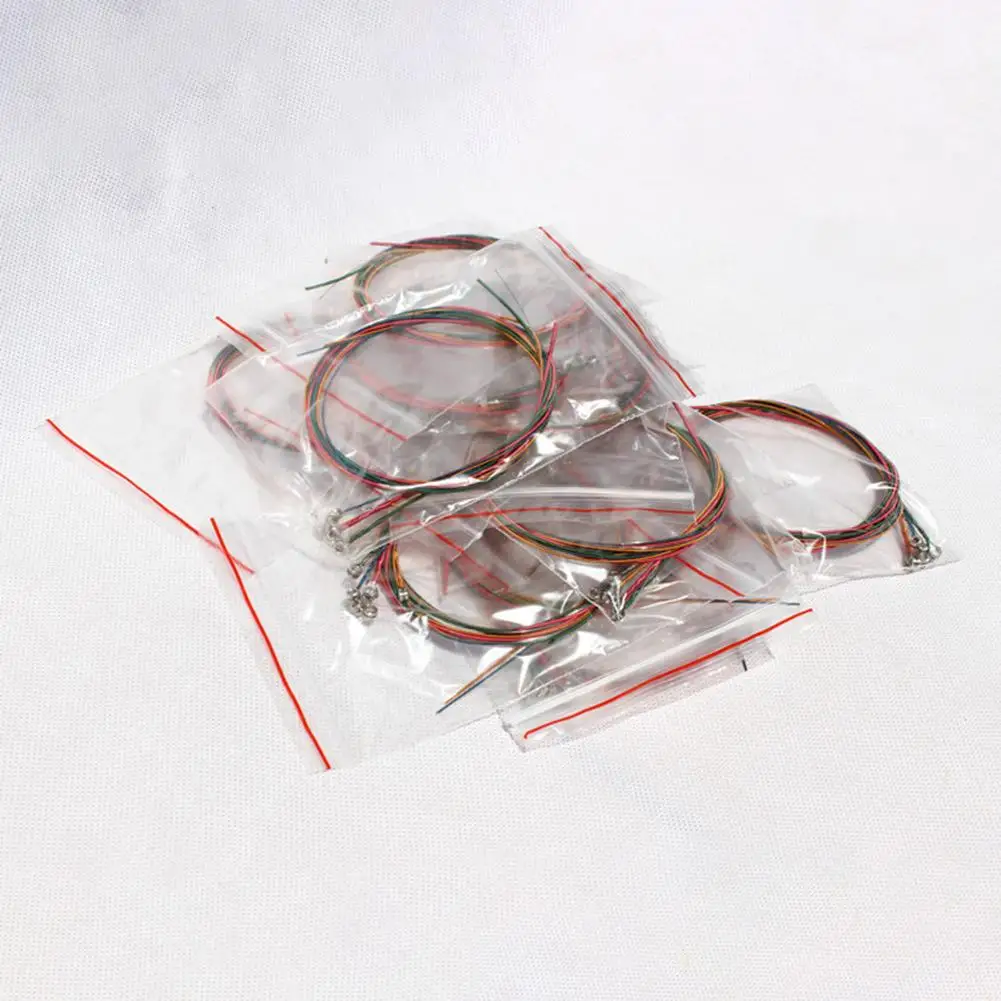 Деревянные Струны для акустической гитары 6 шт./компл. разноцветные народной