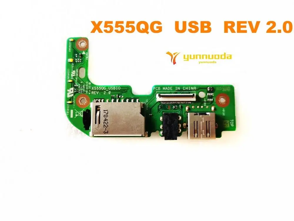 

Оригинал для ASUS X555QG звуковая плата USB board X555QG USB REV 2,0 протестирован хорошая бесплатная доставка