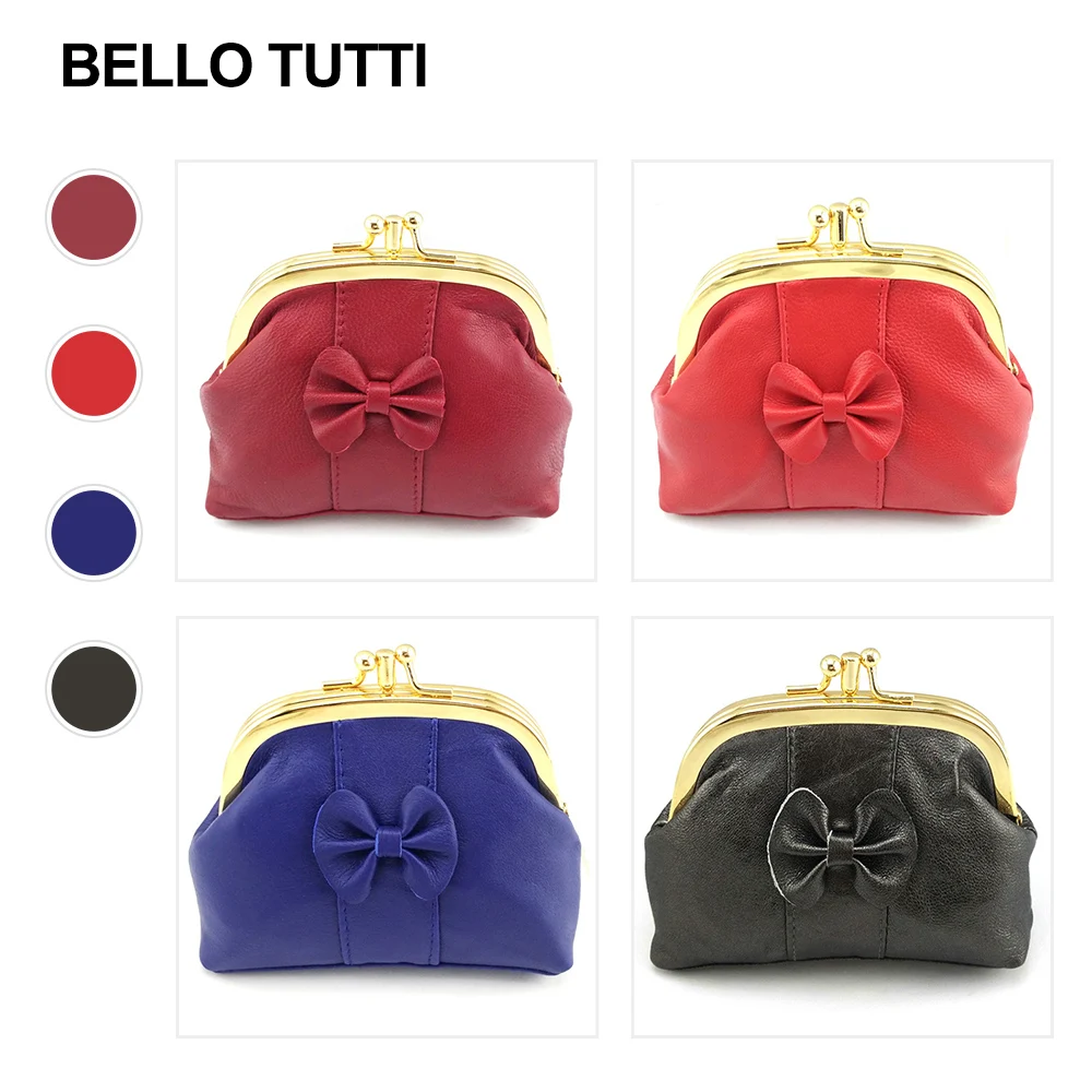 Кожаный мини кошелек BELLO все для девочек подростков милый бумажник с