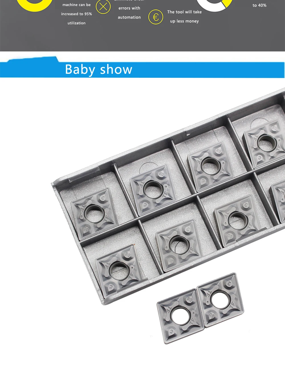 10 шт. CNMG120408 TF IC907 IC908 внешние токарные инструменты CNMG 120408 твердосплавные вставки токарного станка режущий инструмент токарная вставка