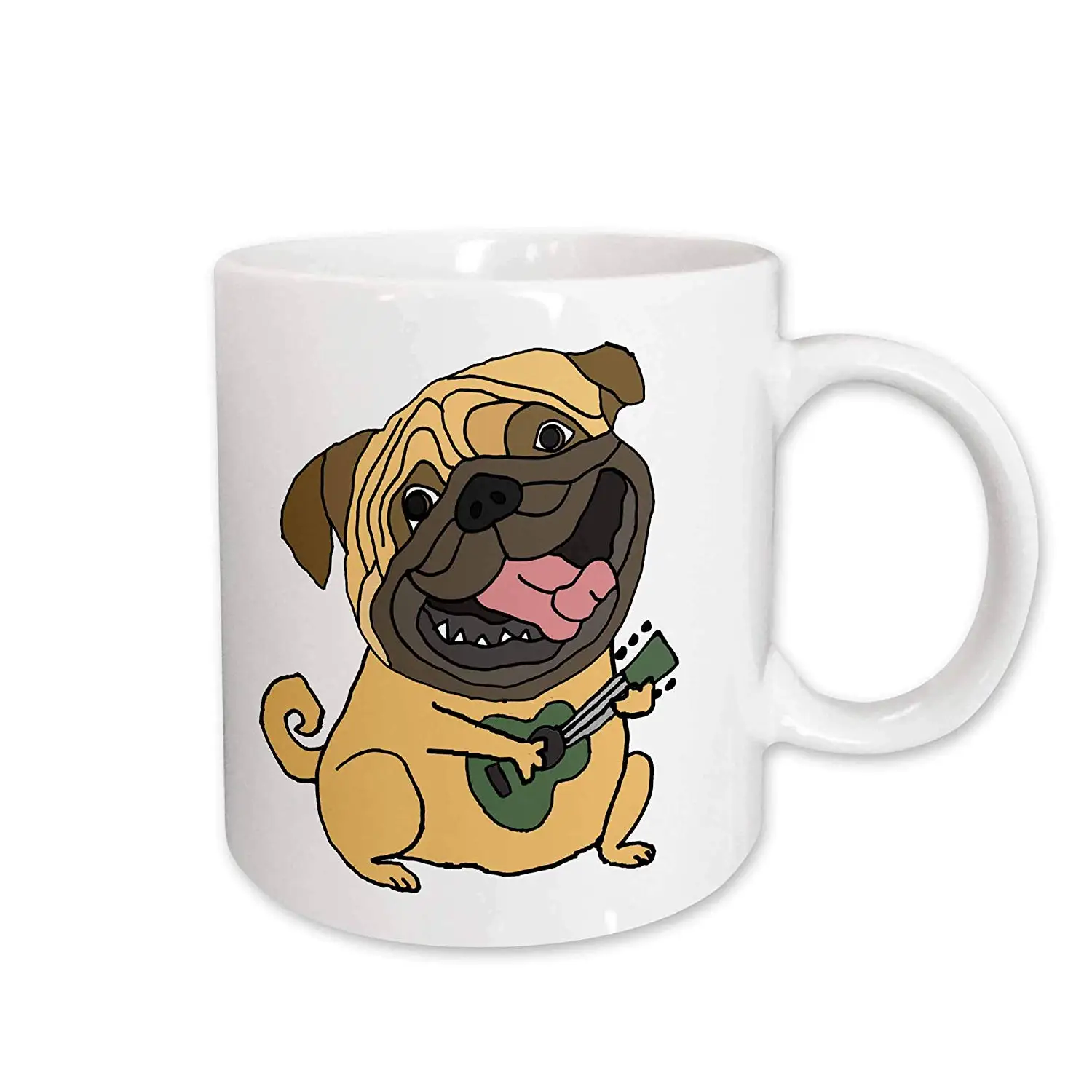 Музыкальные щенки бульдог кружки молочная дорожная пивная чашка фарфоровая