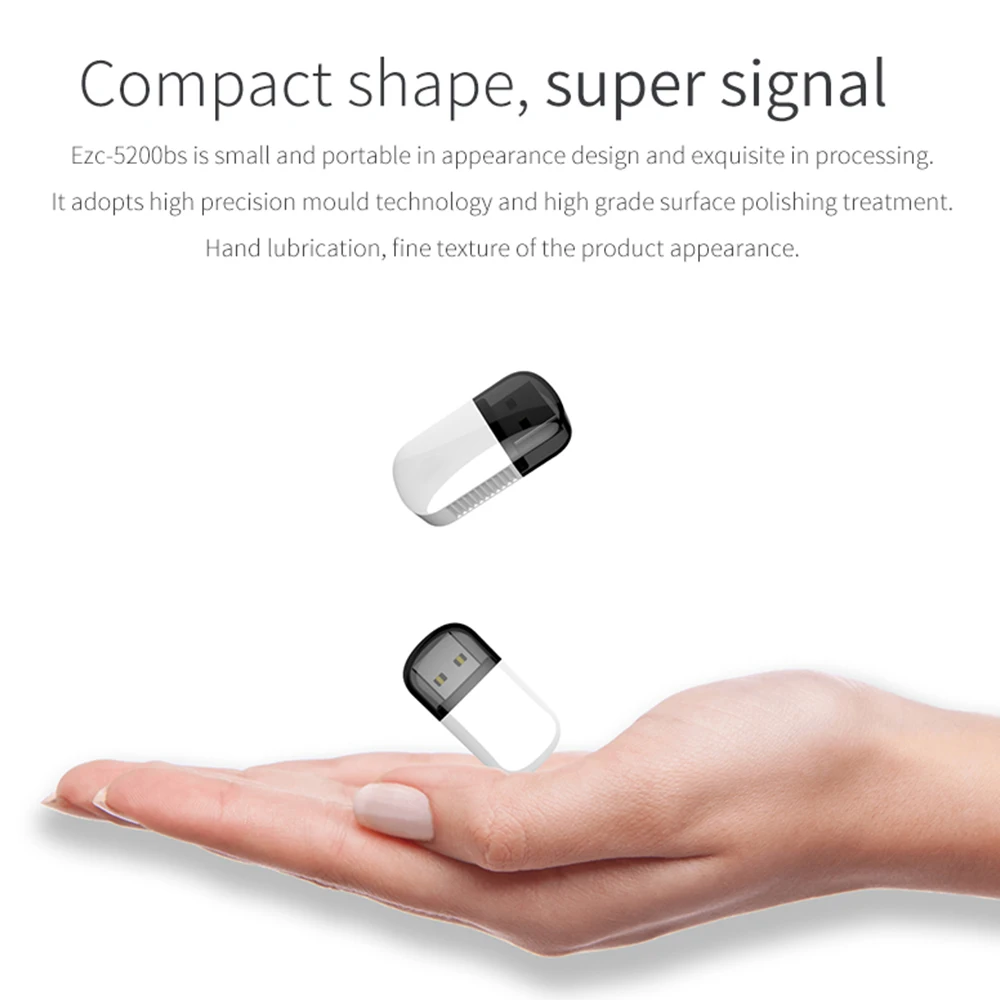 

Wireless Network Card USB Adapter Wireless USB WIFI Adapter 5G/2.4G Bluetooth 4.2 Dual Band AC 600Mbps Network Card for Laptop