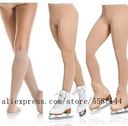 

figure skating socks custom ice skating socks for girls skin color