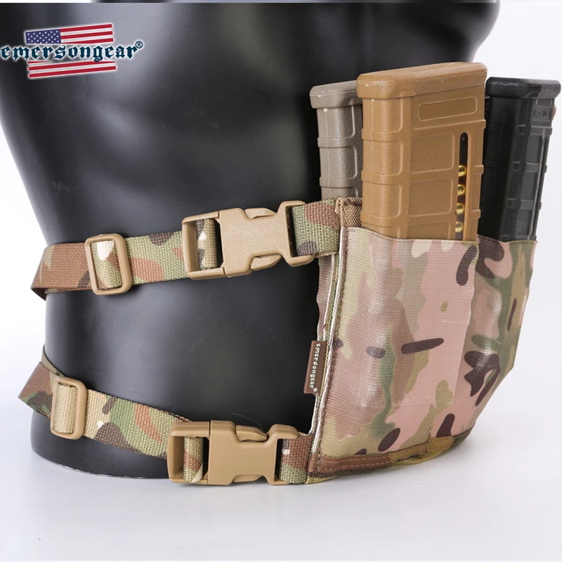 Emersongear Emerson тактическая страйкбольная охотничья высокоскоростная сумка с шестью упаковками, 556 223, эластичная резиновая сумка с держателем для журналов