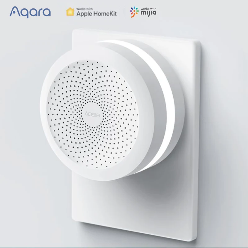 

New Aqara M1S Zigbee 3.0 Hub Gateway With RGB Light APP Remote Control Smart Home Security Work With Xiaomi Mijia Apple Homekit