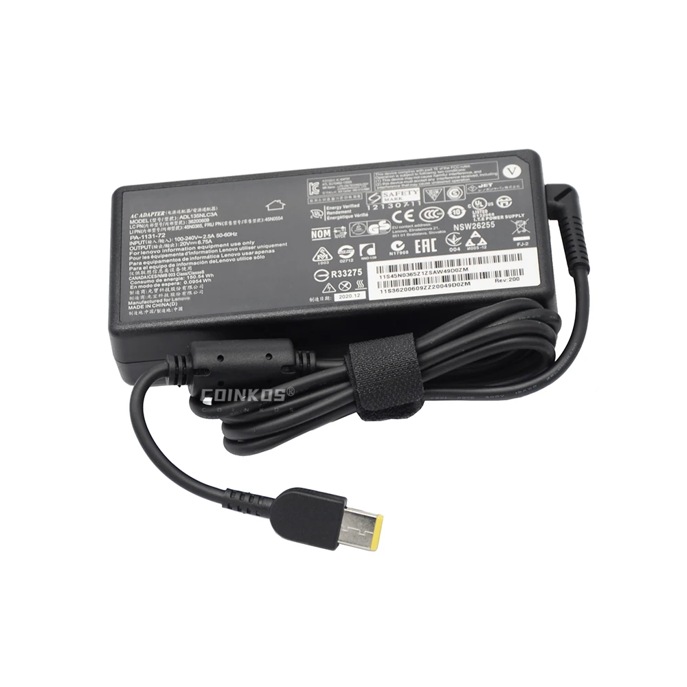 Зарядное устройство для ноутбука Lenovo ThinkPad W541 20EF 20EG Touch 80DT|Адаптеры ноутбуков| |