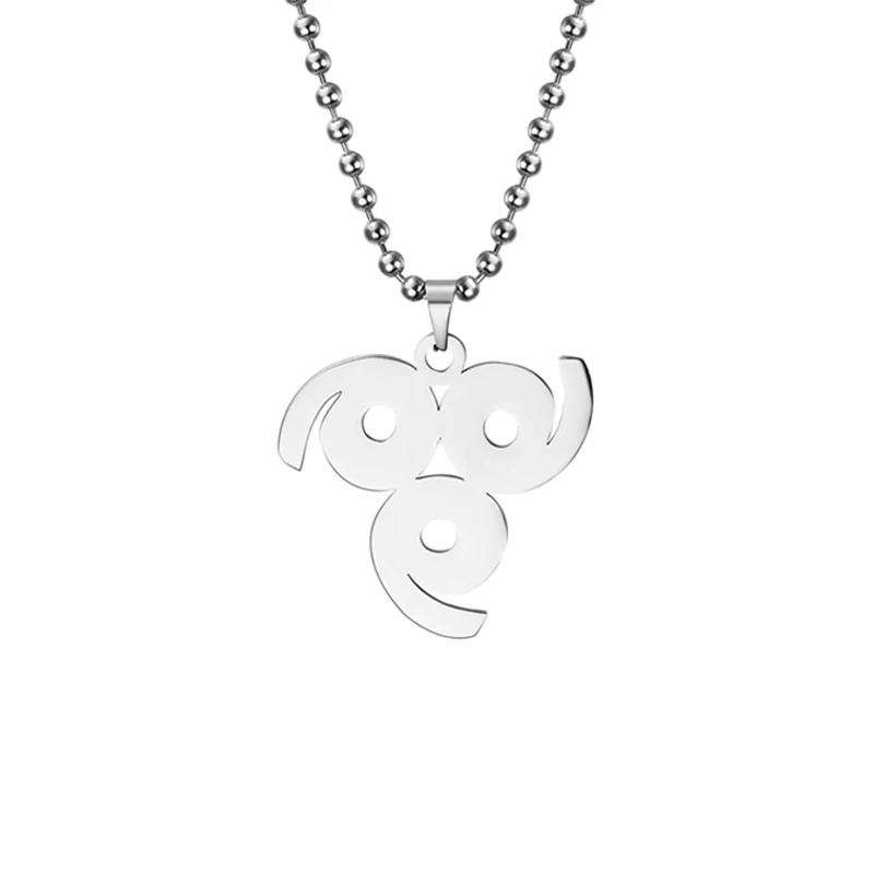 WRLD 999 ожерелье со свисающими бусинами цепочка из нержавеющей стали подвеска в