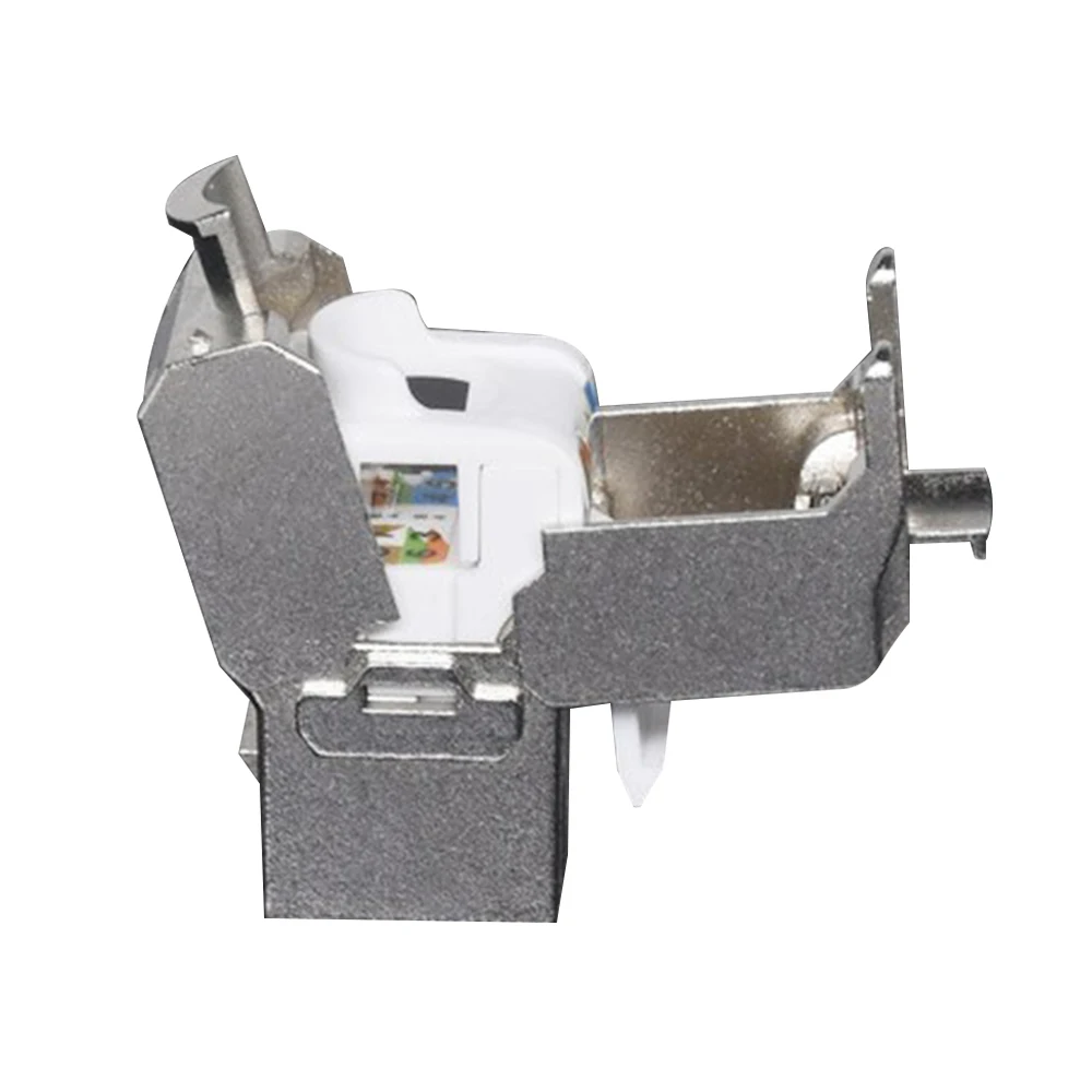 1 шт. RJ45 Cat7 Разъем 10 Гб сетевой Экранированный FTP цинковый сплав модуль Keystone Jack