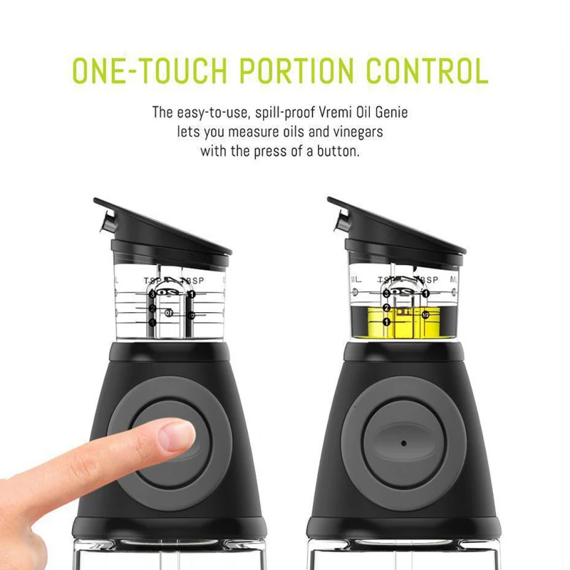 gf 917oz olive oil dispenser bottle set oil vinegar cruet with drip free spouts kitchen gadgets seasoning organizer accessory free global shipping